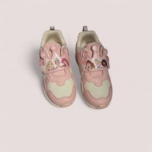 Girls Lightup Pink Princess Slip-On Sneakers